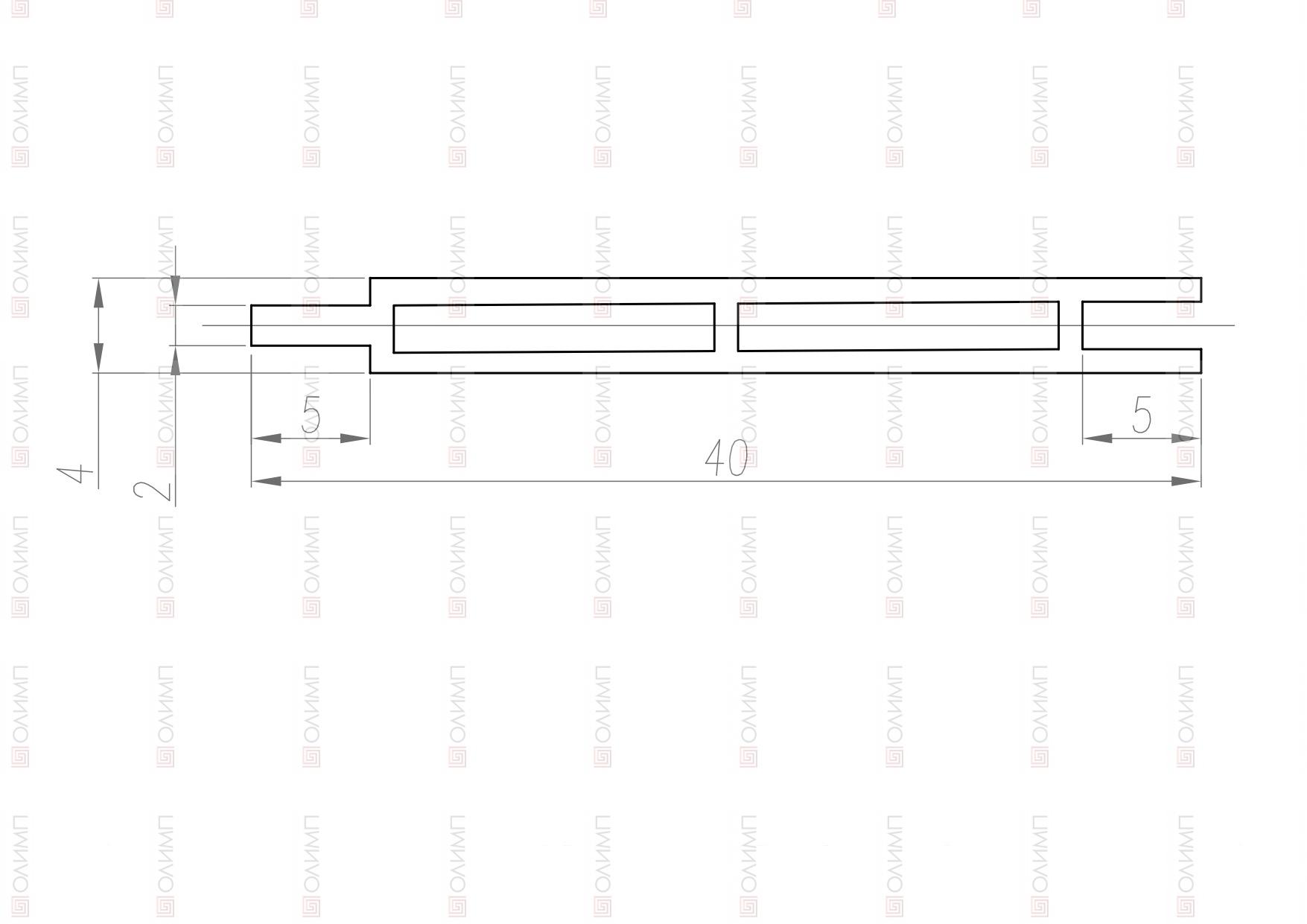 О-1-2-2AL Анод Добор для дверной коробки   по выгодной цене от компании ОЛИМП