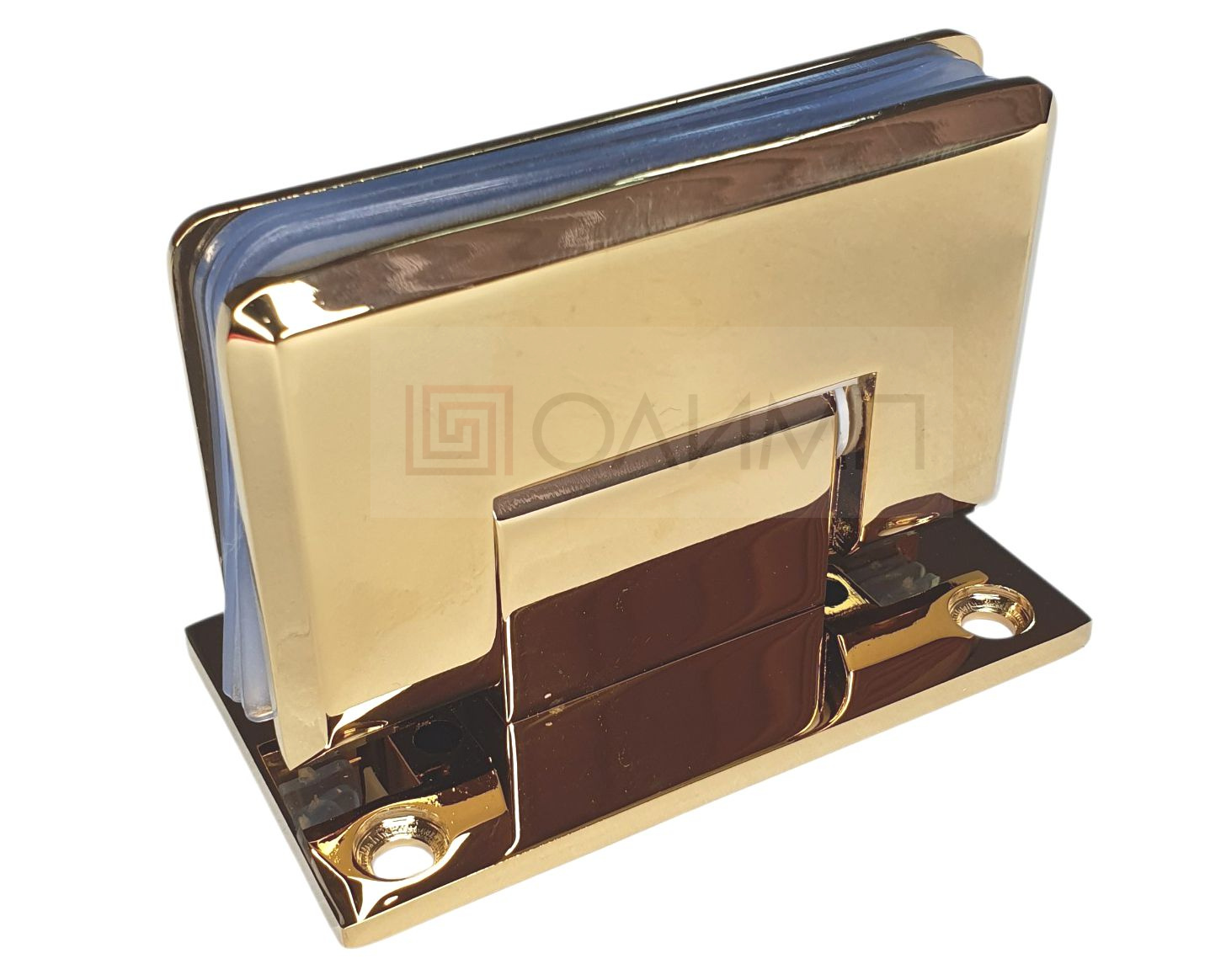 O-301 Zn Gold Петля стена - стекло двустороннее крепление
