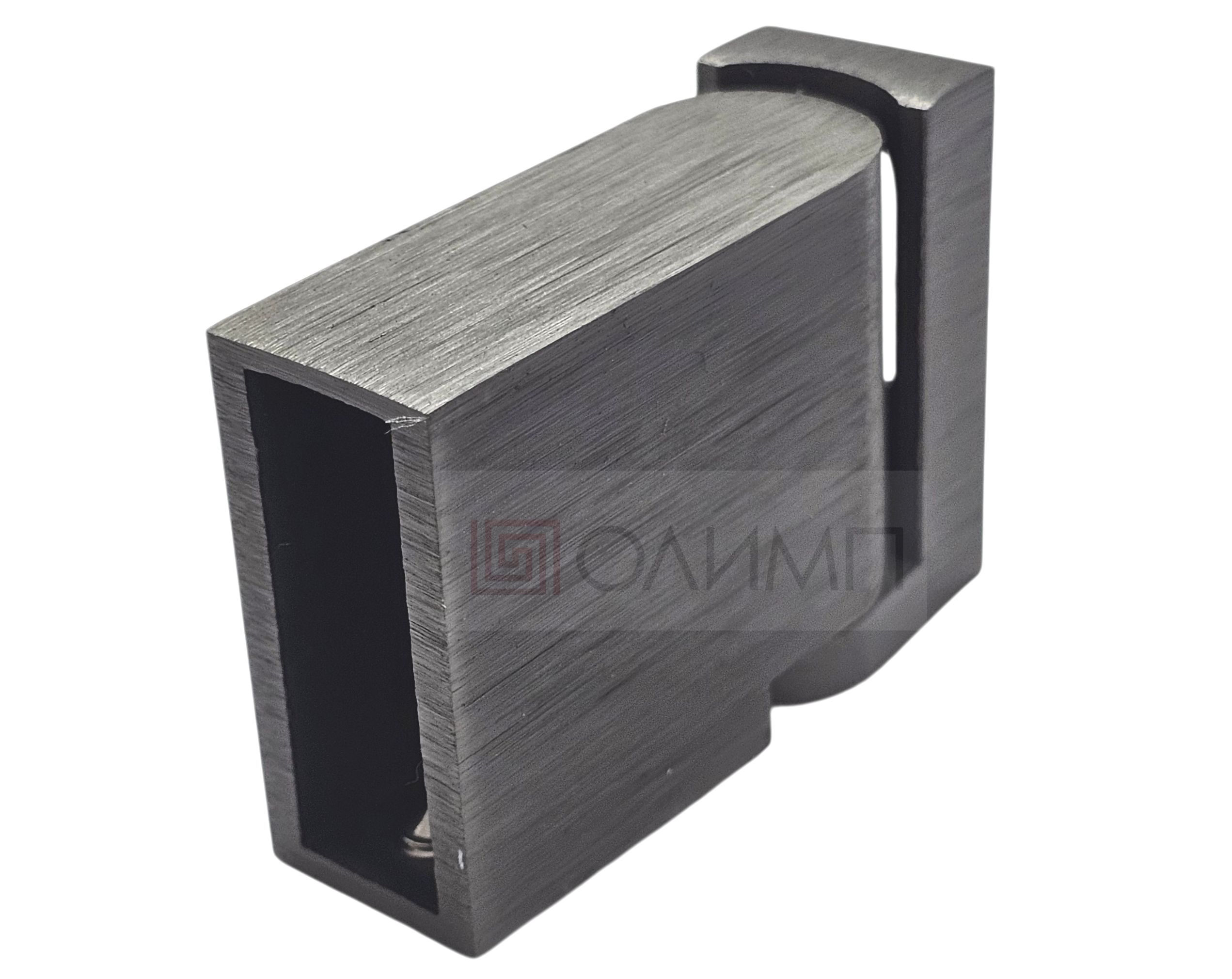 О-45 Gun Metal SUS 304 Коннектор регулируемый стена-профиль 30*10