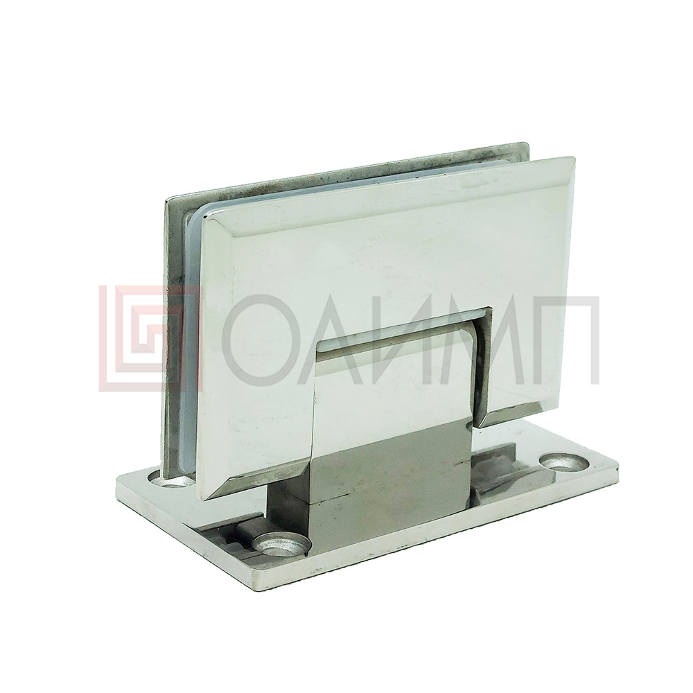 O-301 PC Петля стена - стекло двустороннее крепление по выгодной цене от компании ОЛИМП, производителя фурнитуры